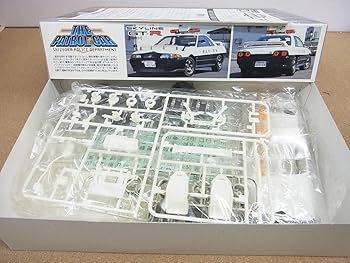 アオシマ　GT-R32 パトカー　1/24 完成品 アオシマ 1/24 (N0.4) ニッサン BNR32 スカイラインGT-R
